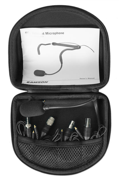 Samson QEX Fitness Headset Microphone Mic+Backpack For Yoga/Spin/Pilates