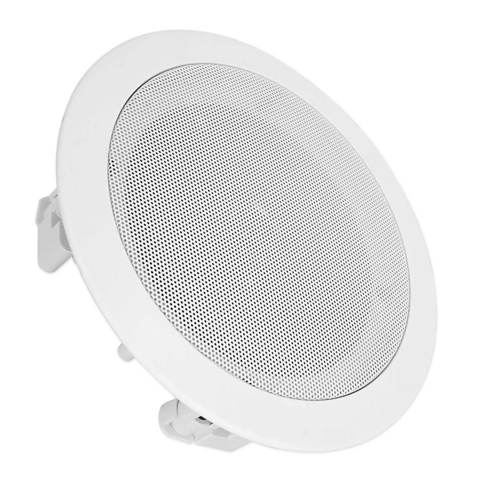 Rock Zone 8 8-Pack + HC55 White In‑Ceiling Speakers Bundle