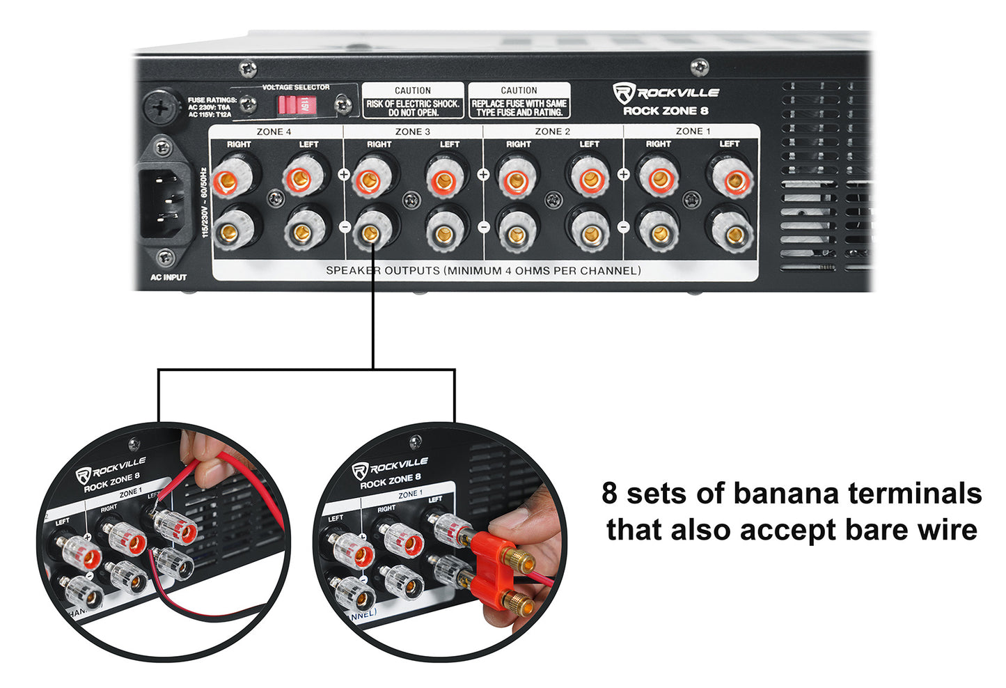 HC85 Black 16-Pack + Rock Zone 8 Receiver Bundle