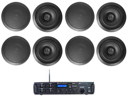 HC85 Black 8-Pack + Rock Zone 8 Receiver Bundle