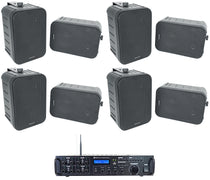 HP65S-8 Black 8-Pack + Rock Zone 8 Receiver Bundle