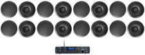Rock Zone 8 Receiver + HC85 8" Ceiling Speakers 8-Pair Bundle