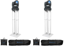Rock Beam DC 2-Pack + RTP32W White Totems Bundle