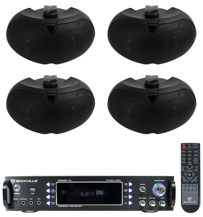 RPA60BT + D4-16 Black 4-Pack Bundle