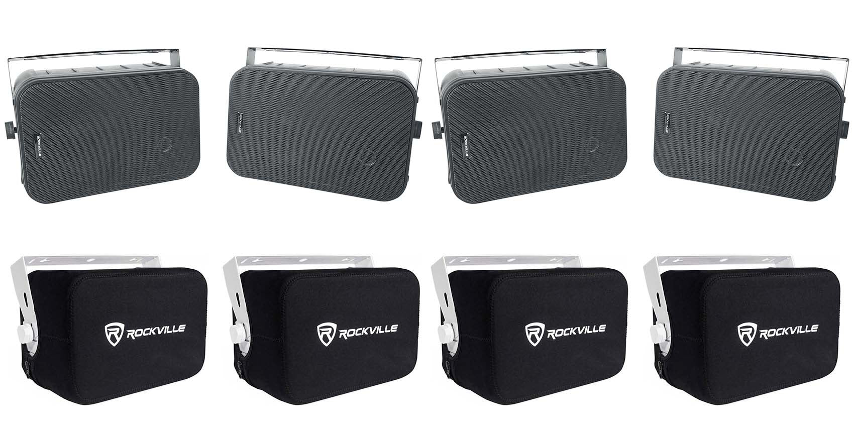 HP65S Black 4-Pack + RWBC65S Covers Bundle