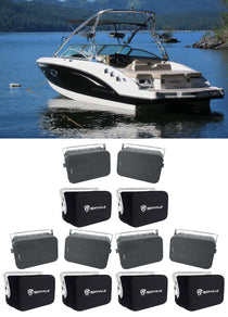 3-Pair HP65S-8 Black+3-Pair RWBC65S BOAT