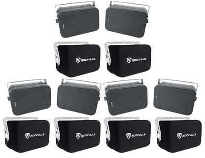 HP65S-8 Black 6-Pack + RWBC65S Covers Bundle