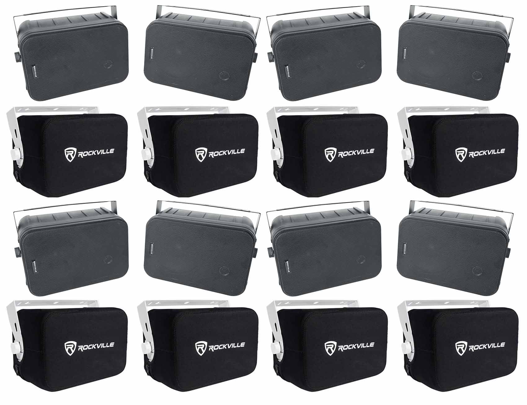 HP65S-8 Black 8-Pack + RWBC65S Covers Bundle
