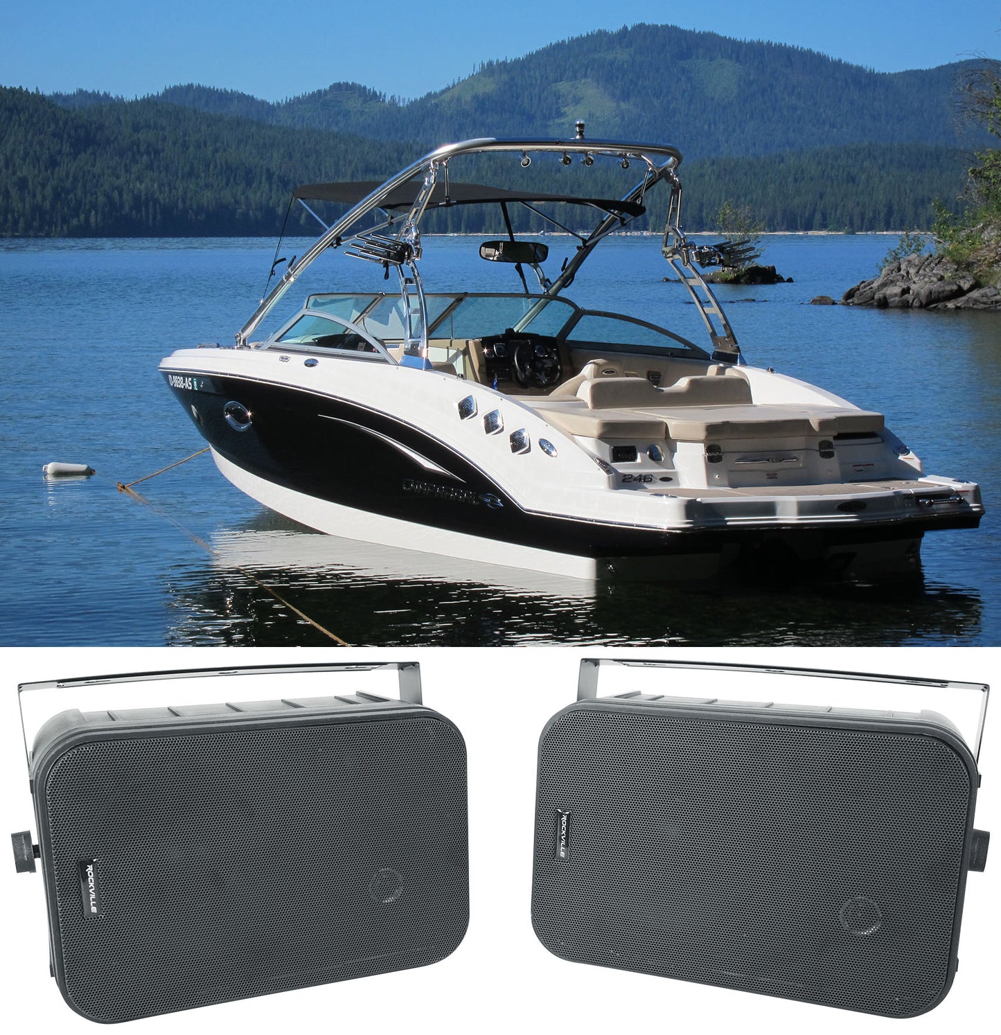 HP65S Black Boat