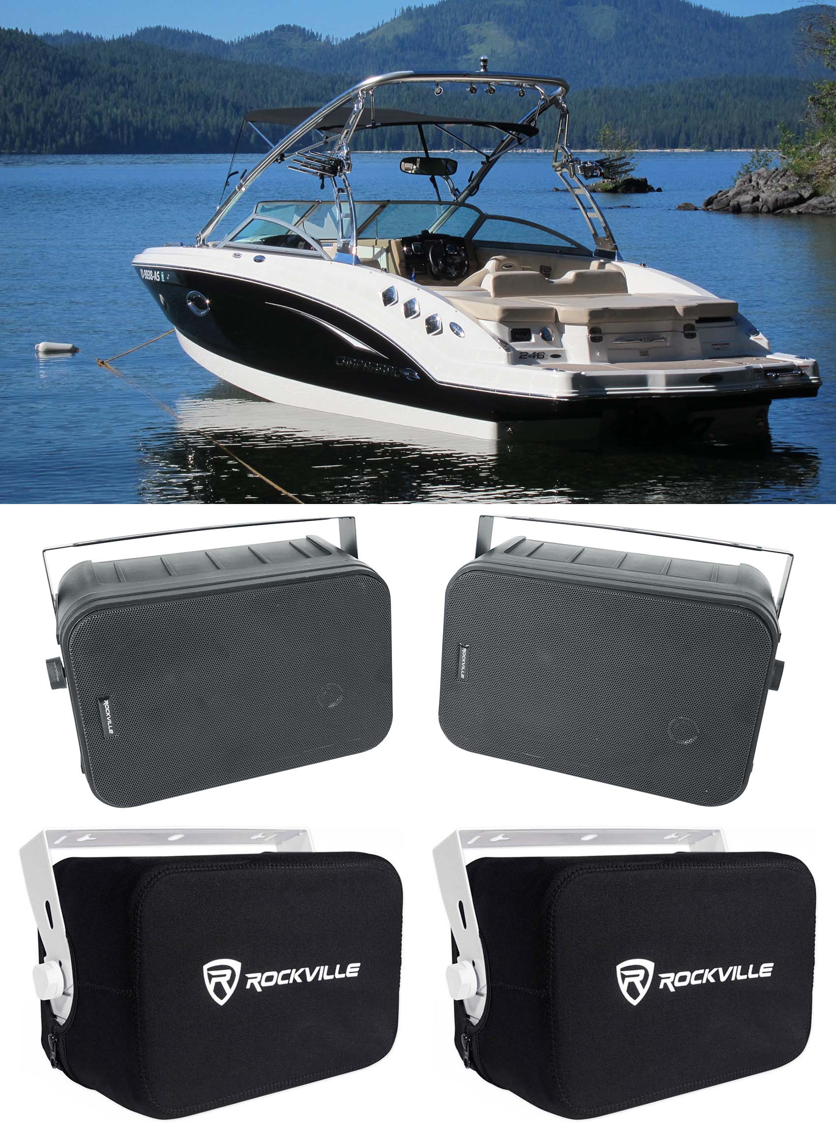 HP65S-8 Black + RWBC65S Covers Bundle