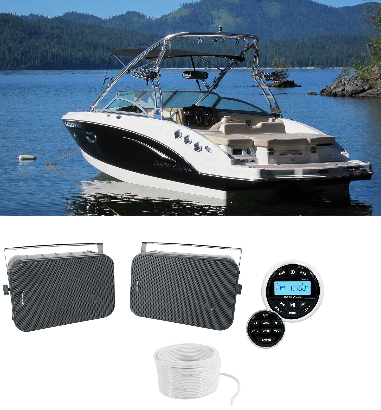 HP65S Black 2-Pack + RGHR2 Marine Receiver Bundle