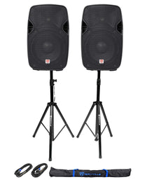 SPGN104 2-Pack + RVSS2 Speaker Stand Bundle