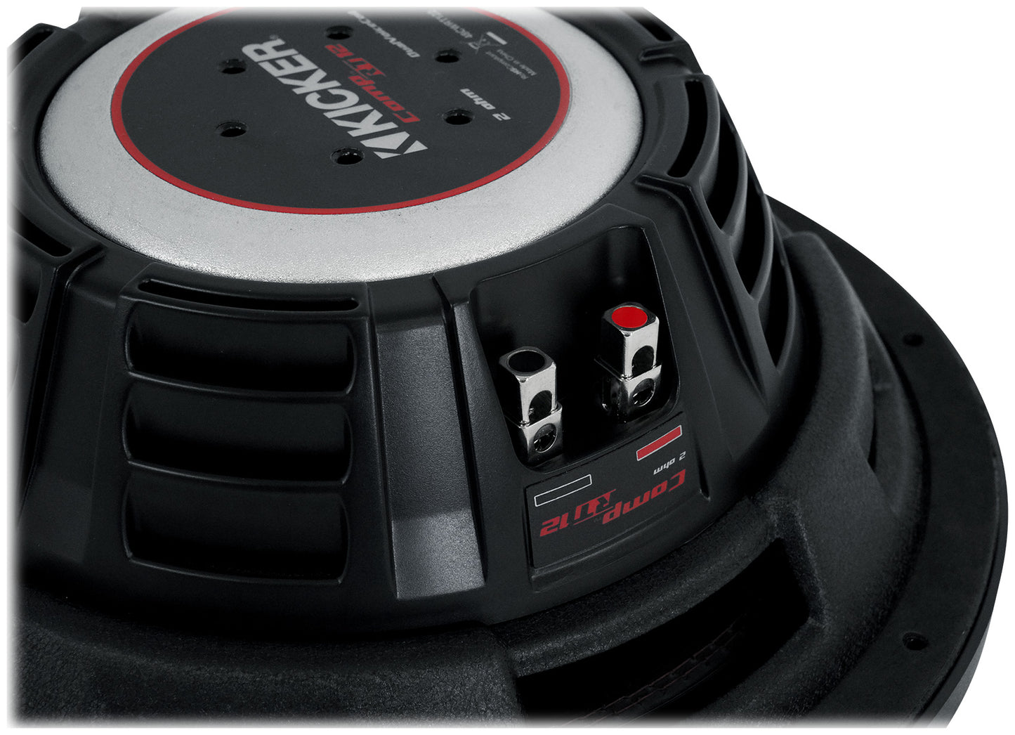 KICKER 48CWRT122 CompRT 1000w Shallow 12" Subwoofer DVC 2-ohm Car Sub COMPRT12 [Open Box]