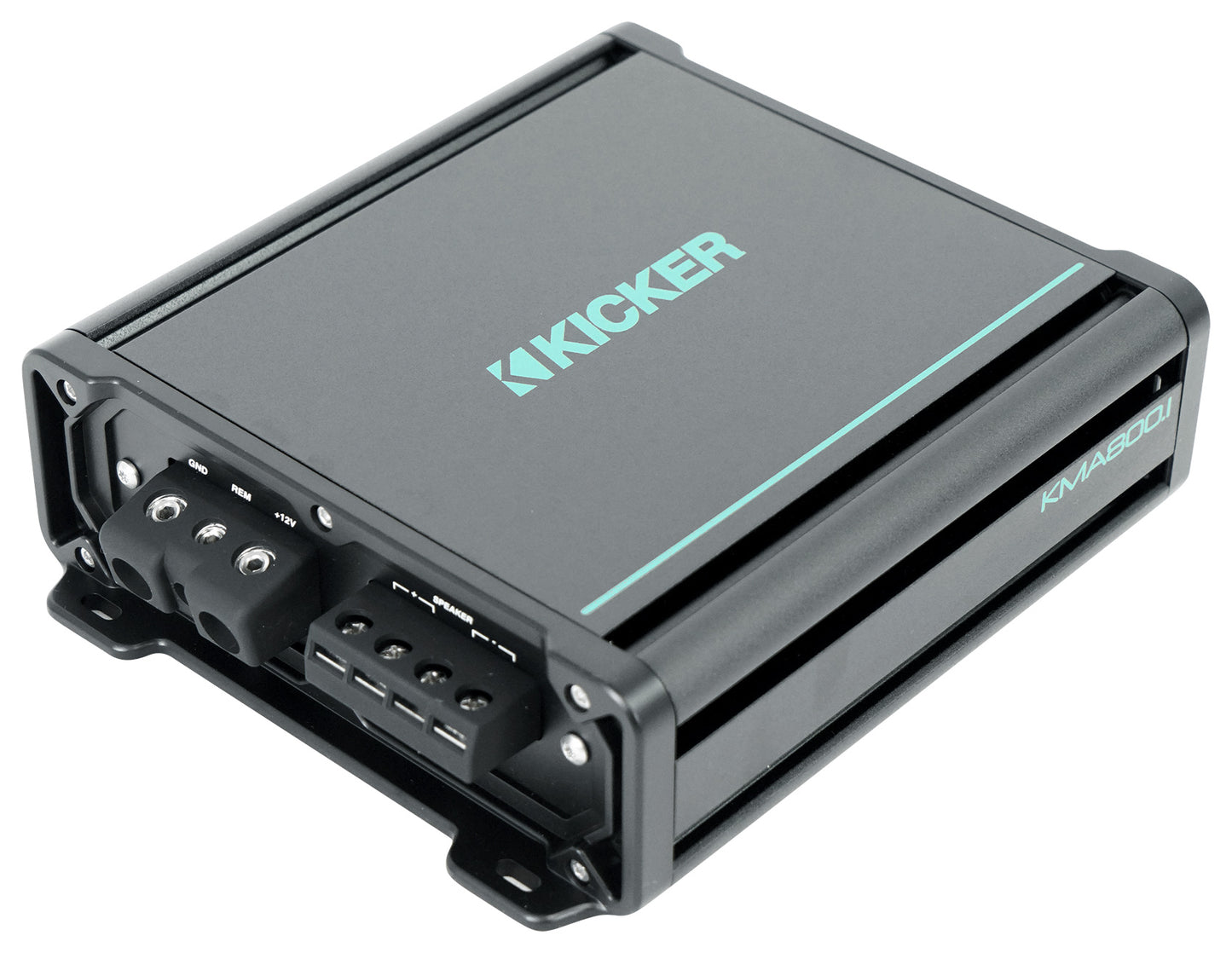 KICKER 48KMA8001 800 Watt 1-Ohm Marine/Boat Mono Amplifier Sub Amp KMA800.1 [Open Box]