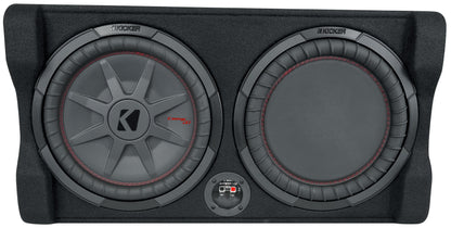 KICKER 48TRTP122 TRTP 12" 1000w Down Firing Subwoofer Enclosure+Passive Radiator