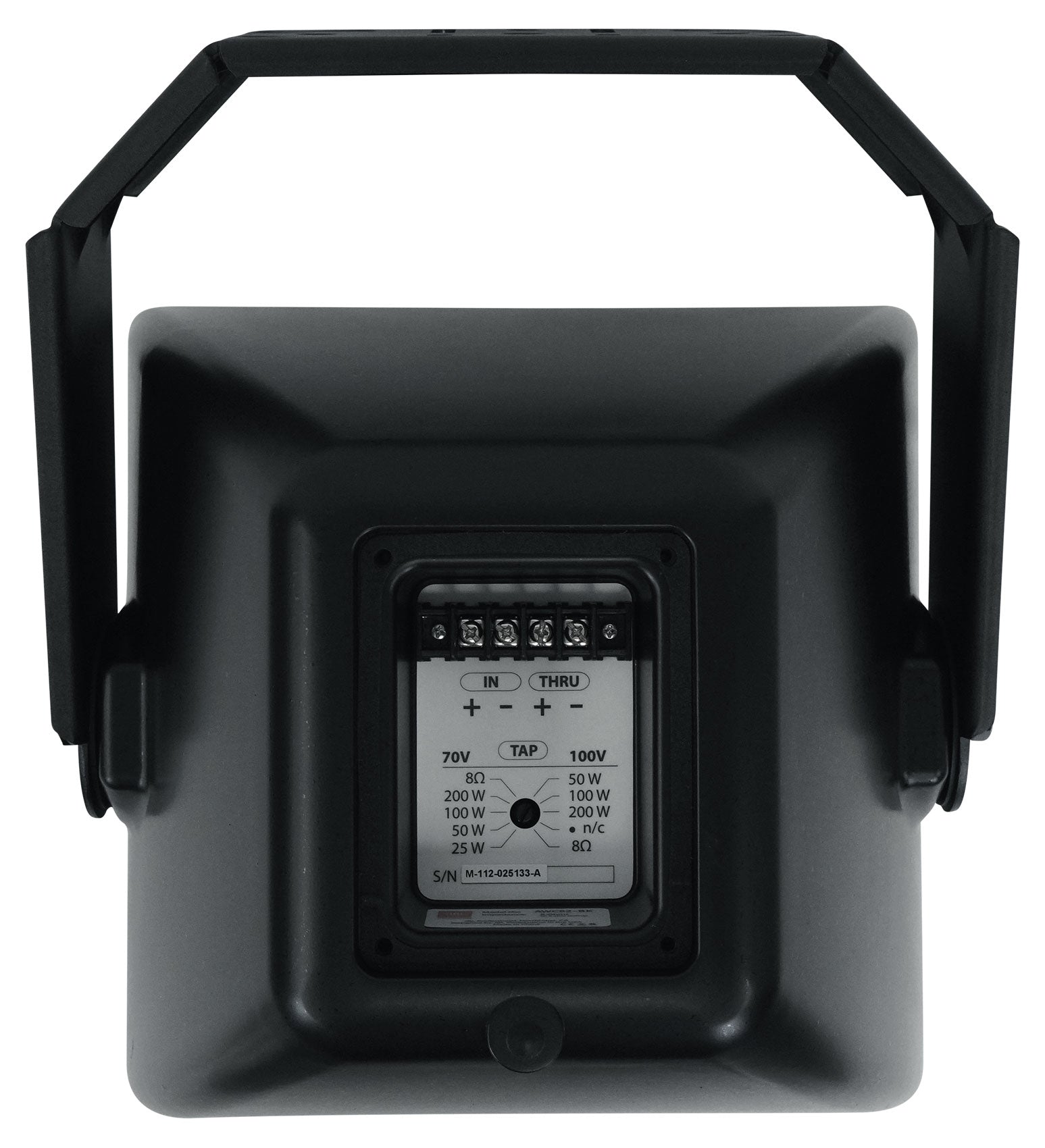 JBL AWC82-BK 8" 200w Black Indoor/Outdoor 70V Surface Mount Commercial Speaker [Open Box]