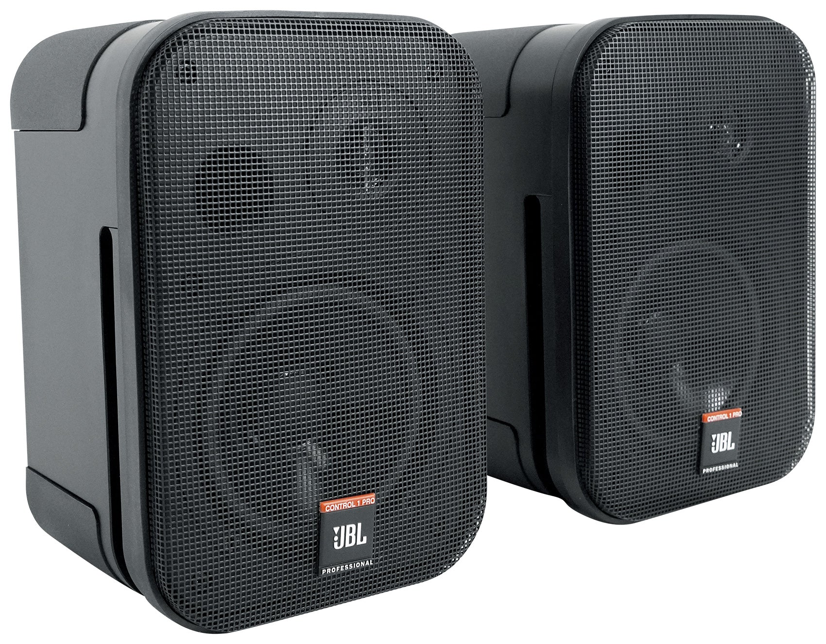 Pair JBL C1PRO Control 1 PRO Black 5.25" Wall Mount Home/Commercial Speakers [Open Box]