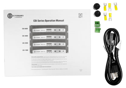 Crown CDi2000 2-Channel, 800w 2,4,8-ohm 70V/140V Commercial Power Amplifier Amp [Open Box]