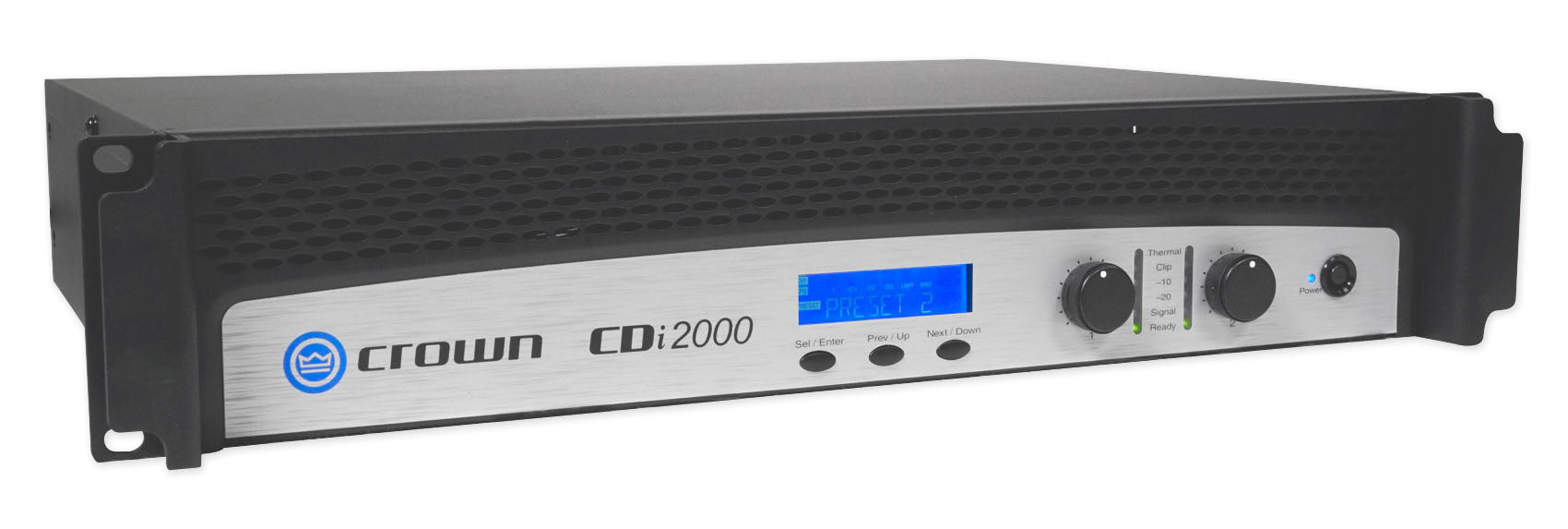 Crown CDi2000 2-Channel, 800w 2,4,8-ohm 70V/140V Commercial Power Amplifier Amp [Open Box]
