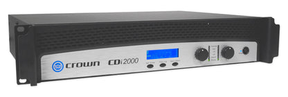 Crown CDi2000 2-Channel, 800w 2,4,8-ohm 70V/140V Commercial Power Amplifier Amp [Open Box]
