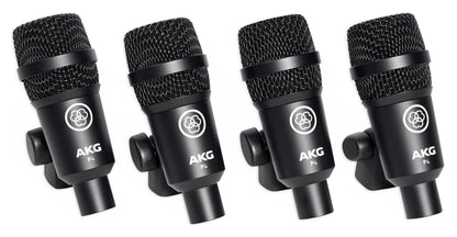 AKG Drum Set Session I (7) Microphone Kit w/ Bass/Overhead/Snare/Tom+Clamps+Case [Open Box]
