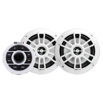 MB QUART GMR1.5S2W Marine Gauge Receiver w/ Bluetooth+(2) White 6.5" Speakers [Open Box]