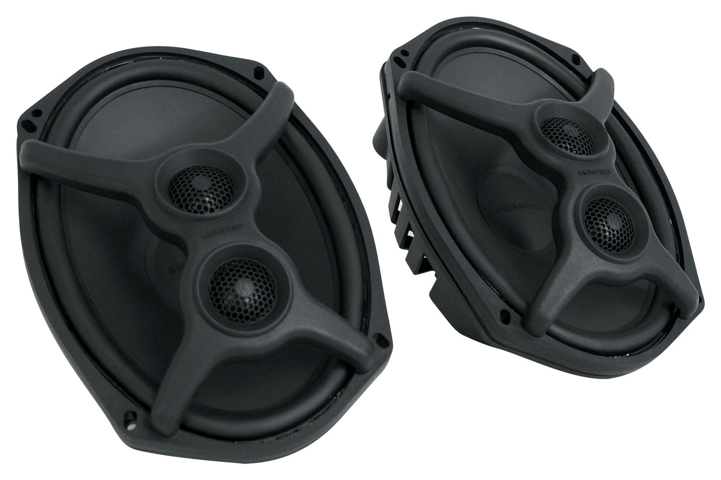 Memphis Audio MX14HDLIDKIT Harley Davidson OEM PlugnPlay 6x9 Saddle Bag Speakers [Open Box]