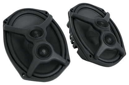 Memphis Audio MX14HDLIDKIT Harley Davidson OEM PlugnPlay 6x9 Saddle Bag Speakers [Open Box]