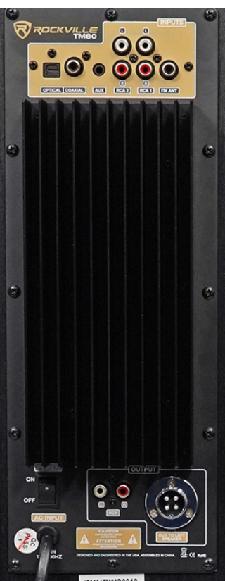 TM80 AMP PLATE for TM80C, TM80B, TM80W