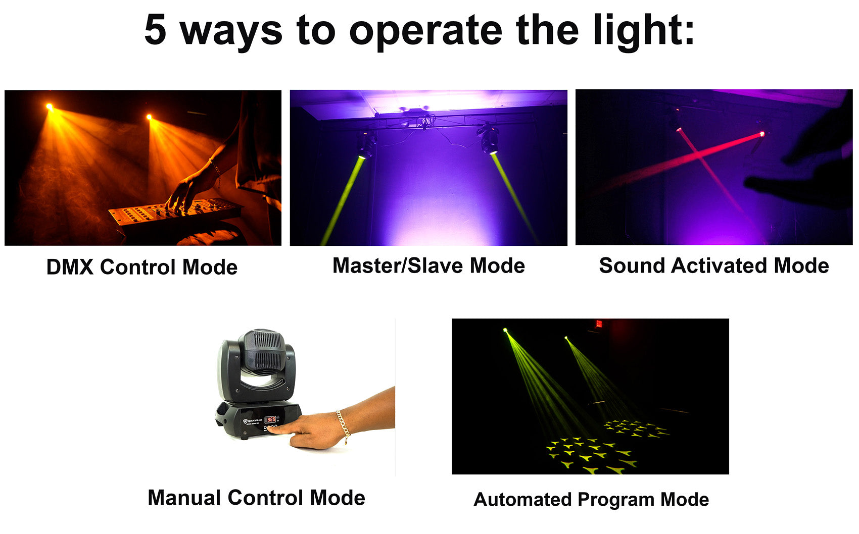 Rock Beam DC 2-Pack + RLB50 Rolling Lighting Bag Bundle