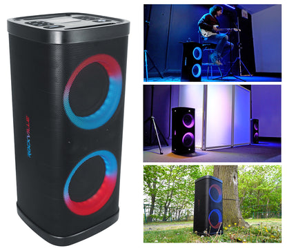 BASS PARTY 65 V2 Speaker + JBL Wireless Microphones Bundle