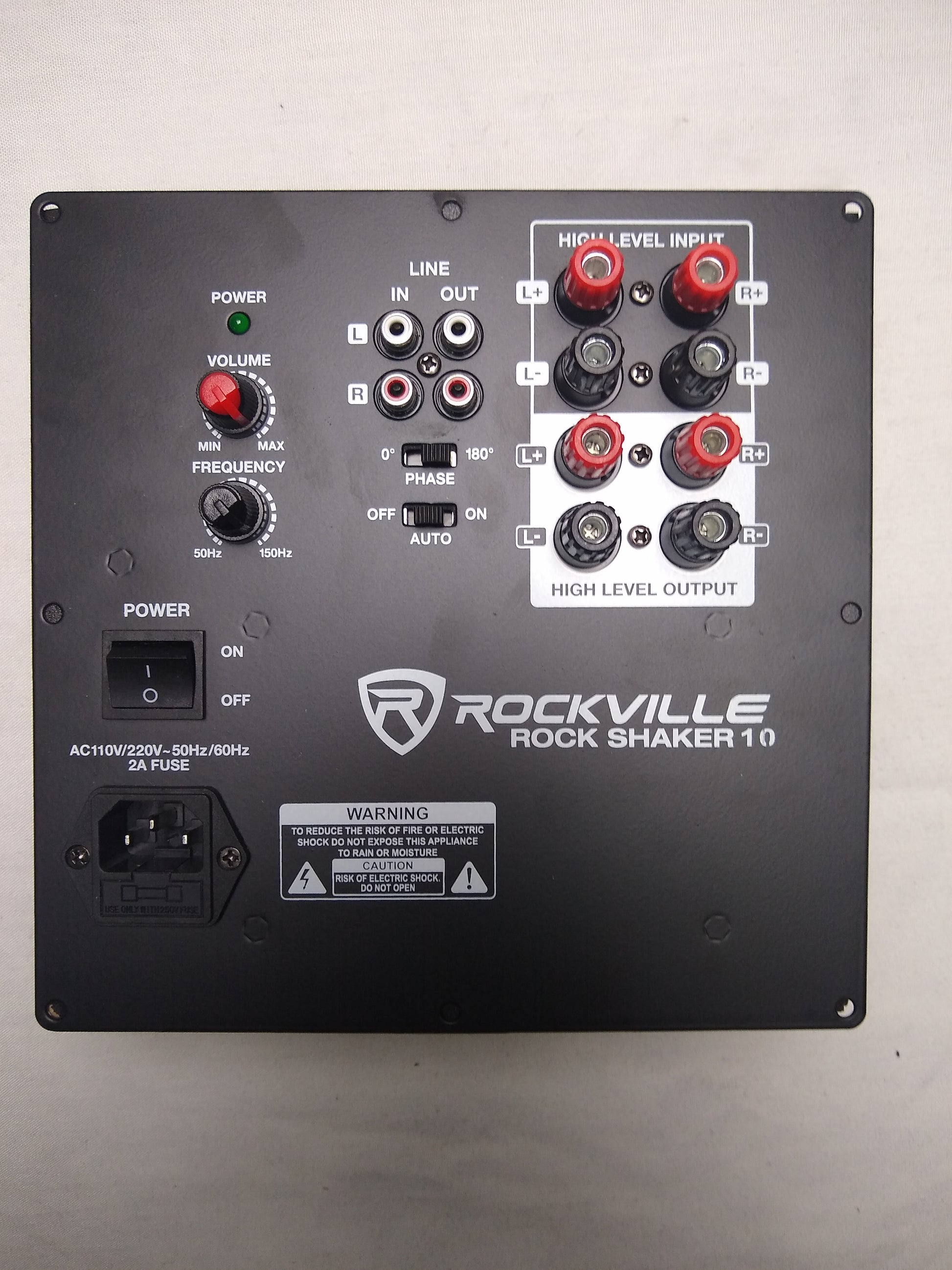 ROCK SHAKER 10 COMPLETE AMP PLATE