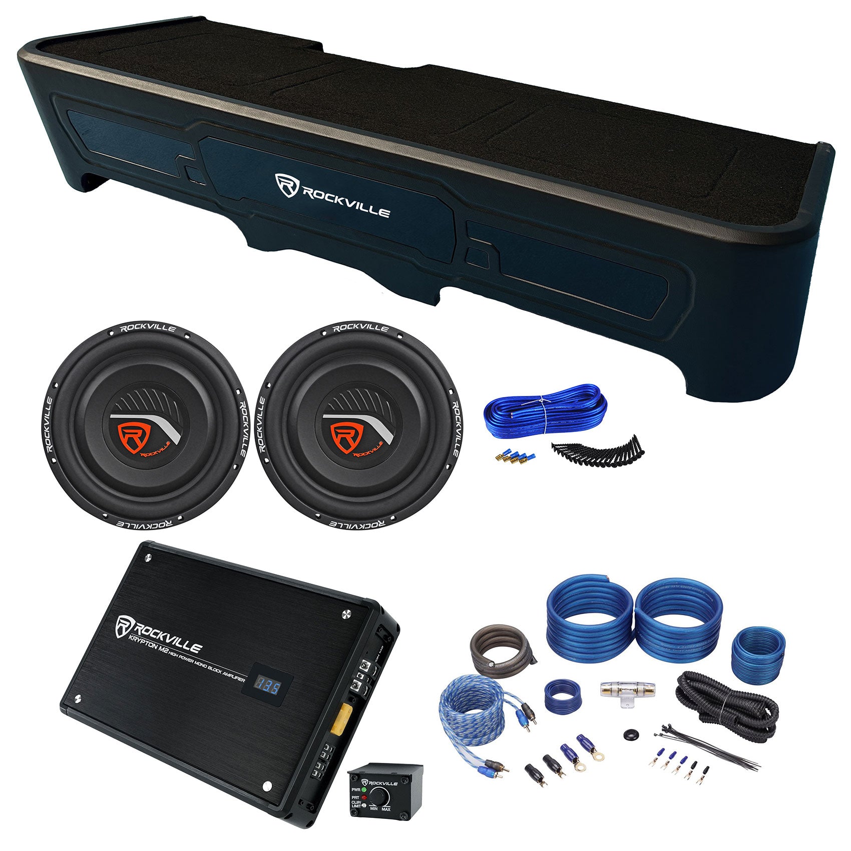 W12T4S2 12 2-Pack + KRYPTON-M2 Mono Amplifier Bundle