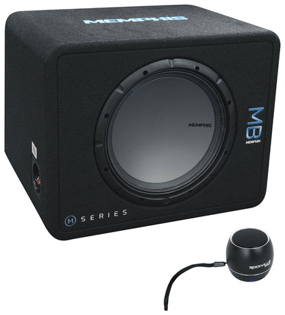 Memphis Audio MBE12S2 MB 12" 1000w Loaded Car Audio Subwoofer+Bluetooth Speaker
