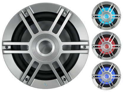 Infinity KAPPA 1050M 10" 900 Watt Marine Subwoofer w/ RGB Lighting+Speaker Wire