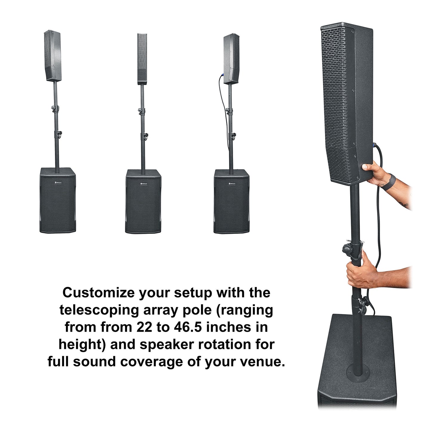 (2) TITAN COLUMN 12 DJ PACKAGE 1