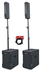 Titan Column 12 2-Pack + XLR Cable Bundle