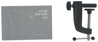 RMC-XLR Microphone + 512-BBA Boom Arm Bundle