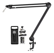 RMC-XLR Microphone + 512-BBA Boom Arm Bundle