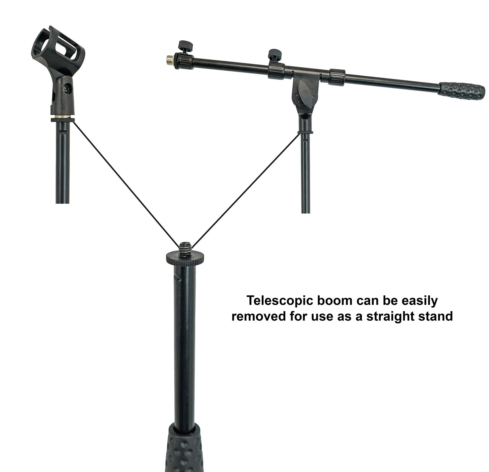 Karaoke Microphone Stand with Tablet Mount