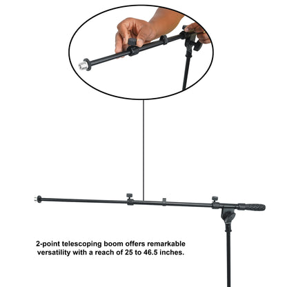 RVMIC1 Tripod Mic Stand + iStand 44 Mount + Karaoke Mic Bundle