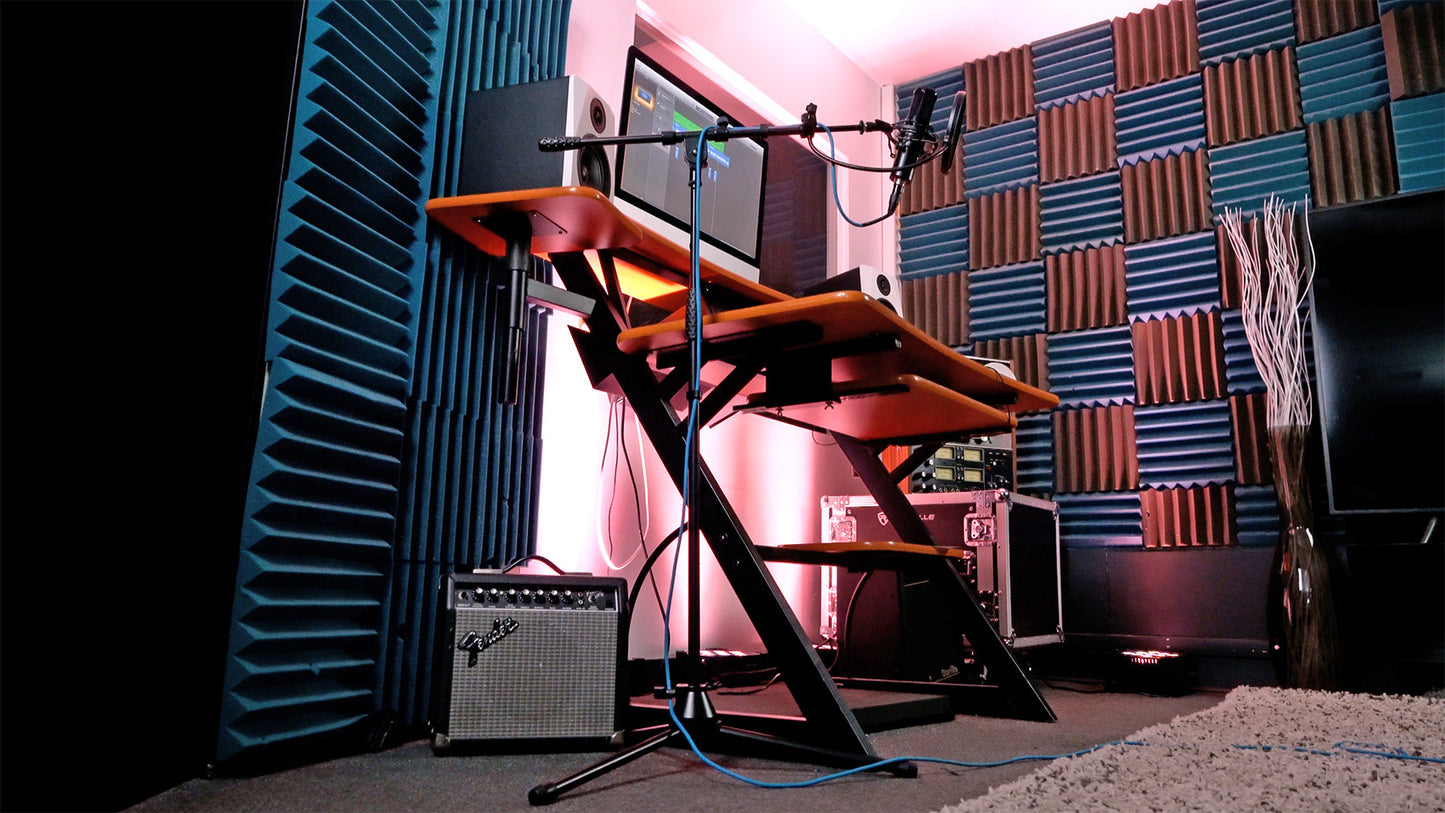 RVMIC1 Tripod Mic Stand + iStand 44 Mount + Karaoke Mic Bundle