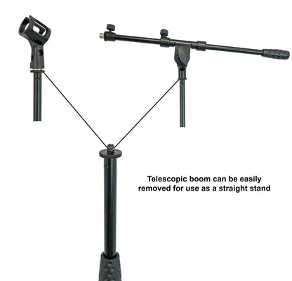 RVMIC1 V2 Mic Stand + IPS55 Mount + RMC-XLR Microphone Bundle