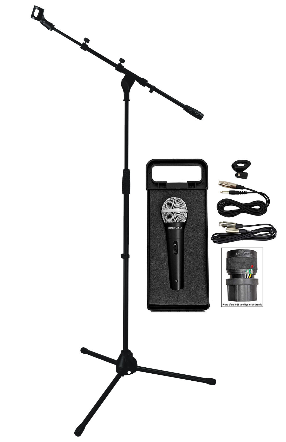 RMC‑XLR + RVMIC1 v2 Stand Bundle