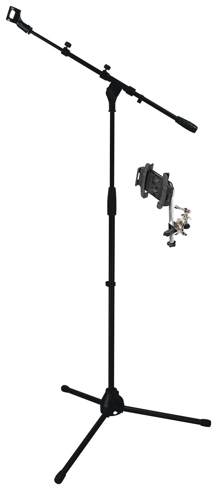 Karaoke Microphone Stand with Tablet Mount