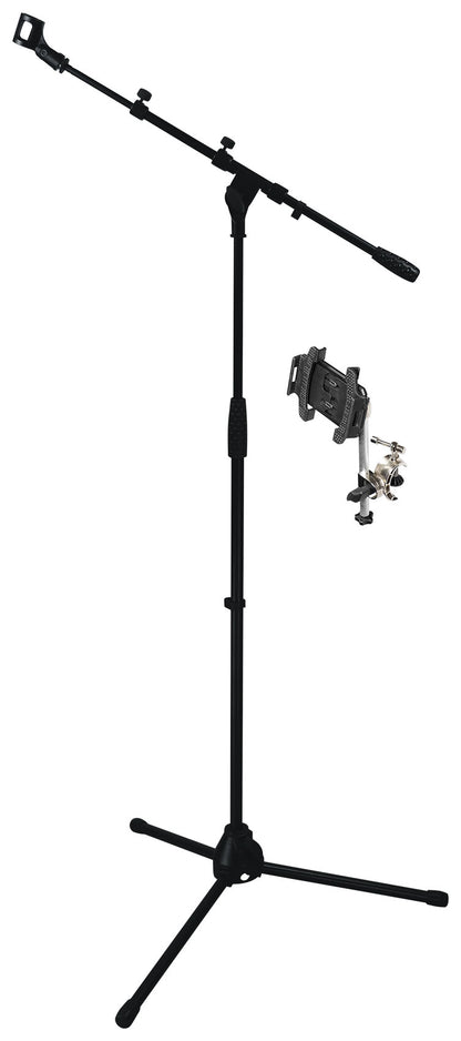 Karaoke Microphone Stand with Tablet Mount