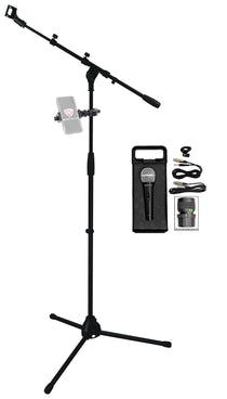 RVMIC1 V2 Mic Stand + IPS55 Mount + RMC-XLR Microphone Bundle