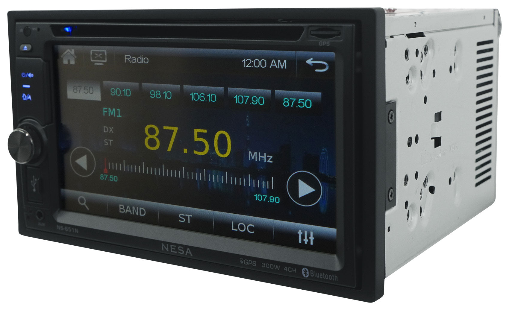 NESA NS-651N 6.5" Car Monitor w/DVD/Bluetooth/GPS/Android PhoneLink+Backup Cam