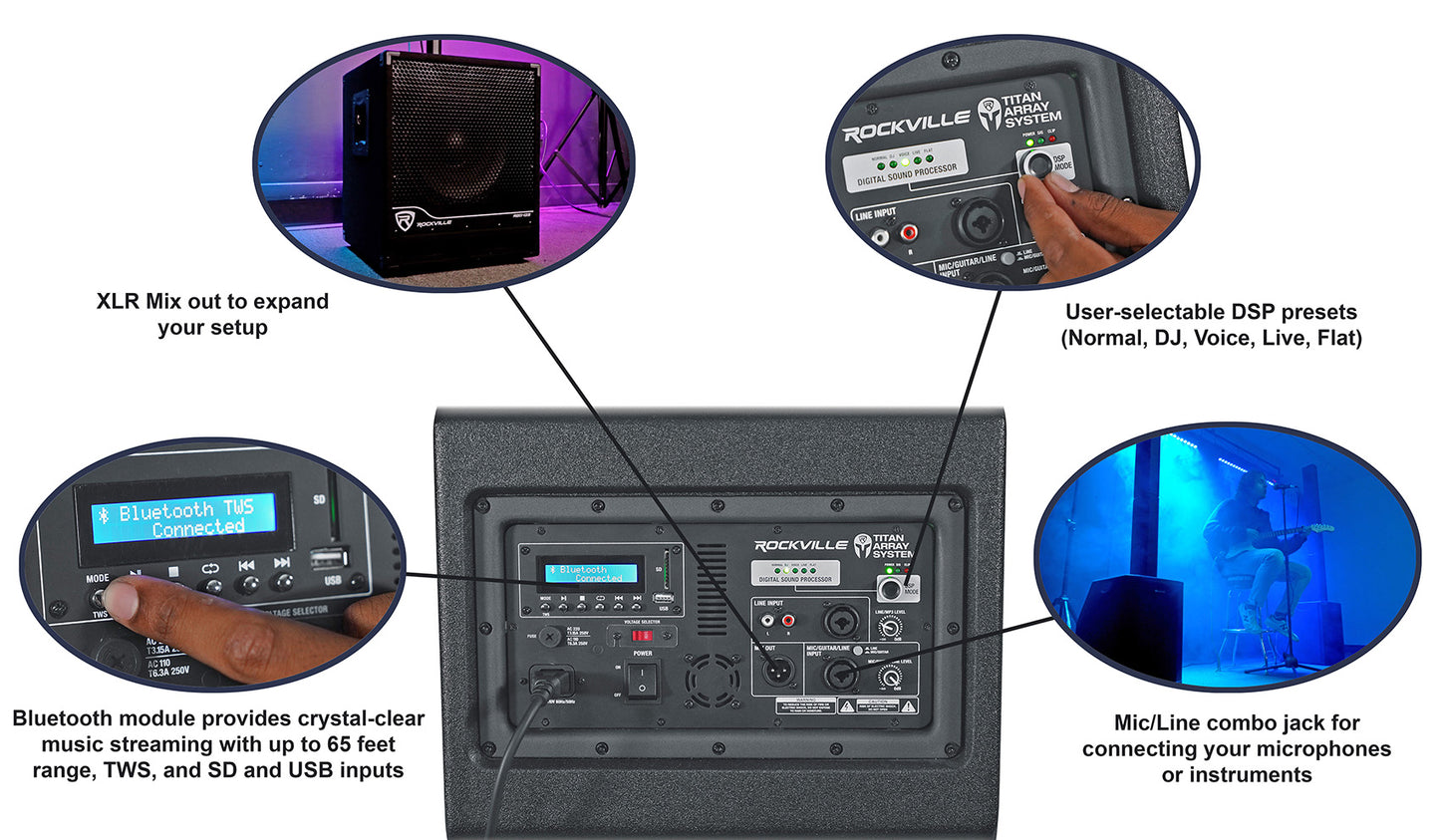 (2) TITAN ARRAY SYSTEM DJ PACKAGE 1