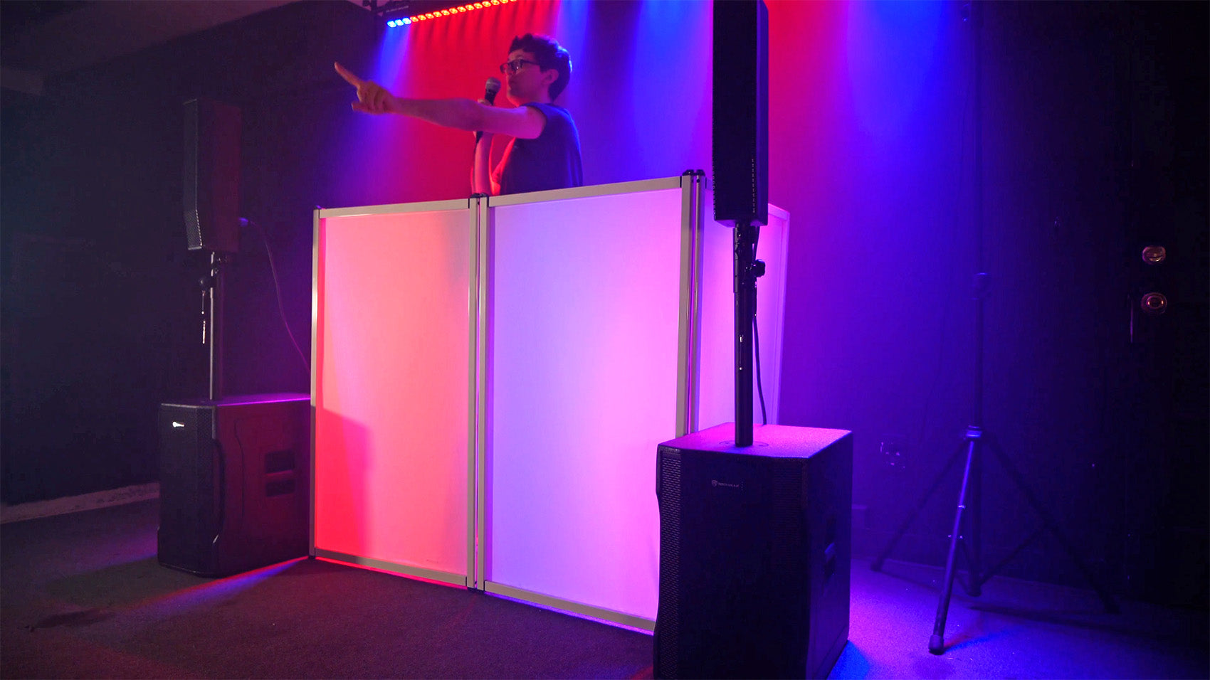 Titan Column 12 2-Pack + RockMix 10FX Mixer Bundle